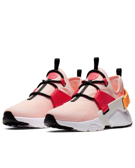 Nike White (Wmns) Air Huarache City Low 'Washed Coral'