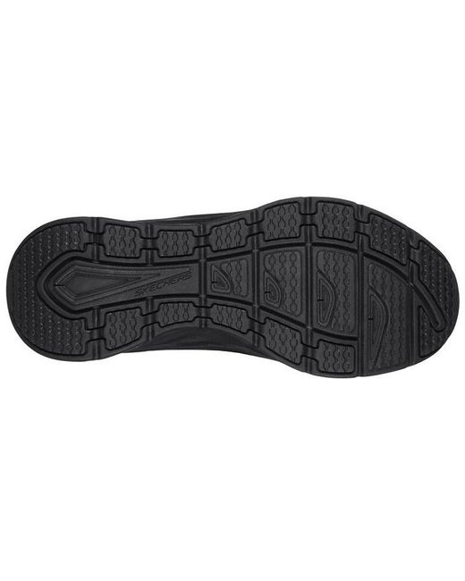 Skechers Black Dlux Walker Murlino 'Pure' for men