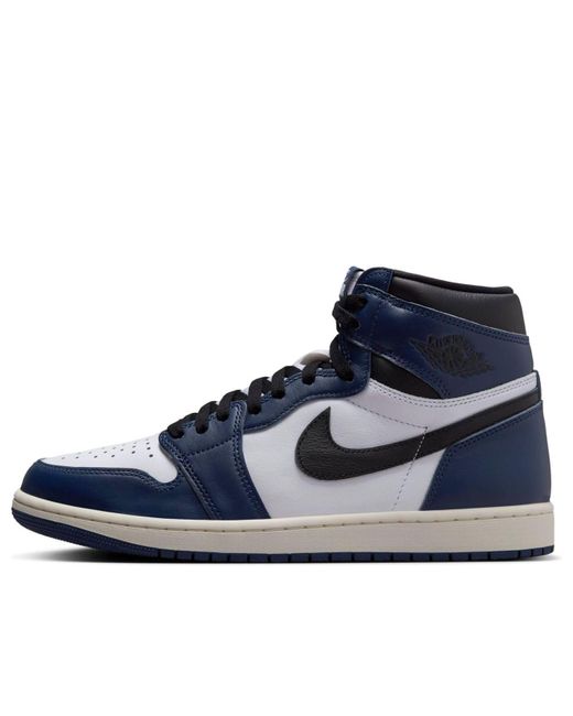 Nike Blue Air 1 Retro High Og 'Midnight' Dz5485-401 for men