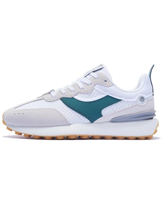 Li-ning Blue Cosmos Classic Trainers Retro Walking Shoes for men