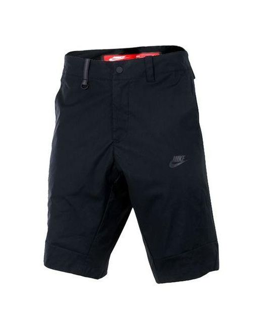 Nike Blue Logo Waterproof Zipper Cargo Shorts for men