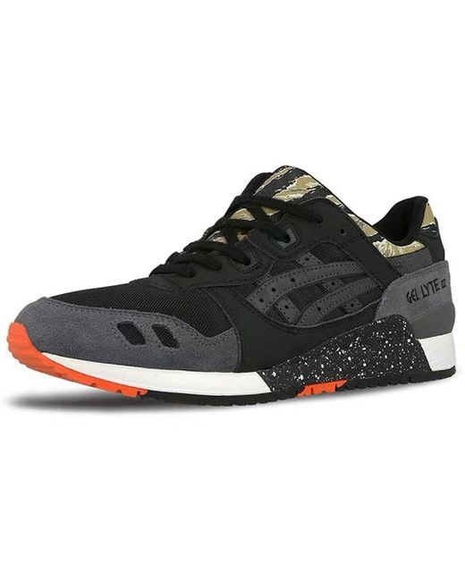 Asics Black Gel Lyte 3 Camo' for men