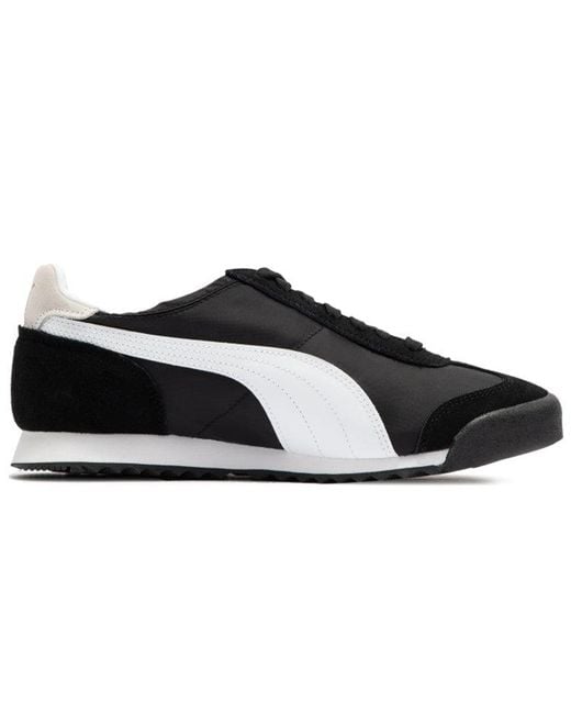 PUMA Black Roma Og Nylon 'Double Fs for men