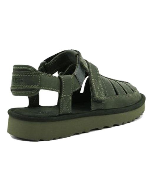 Ugg Green Dune Fisherman Cowhide Sandals for men