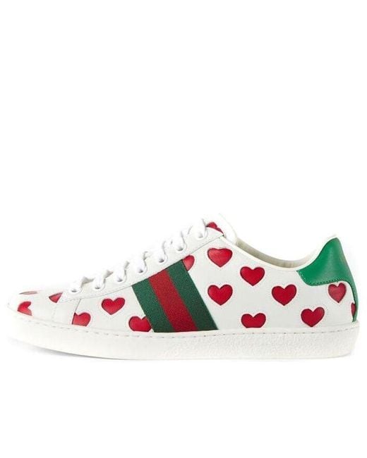 Gucci Red (Wmns) Ace 'Hearts'