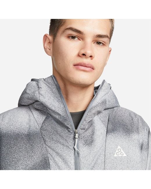 Nike Gray Acg Rope De Dope Aop Jacket 'Cool' for men