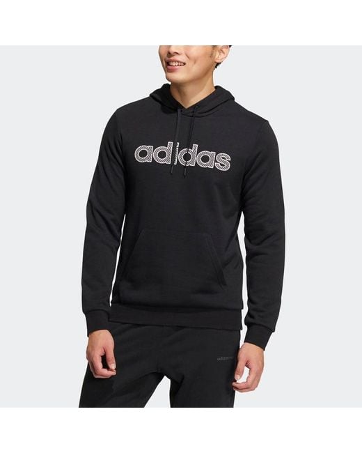 Adidas Blue Neo Alphabet Printing Drawstring Athleisure Casual Sports for men