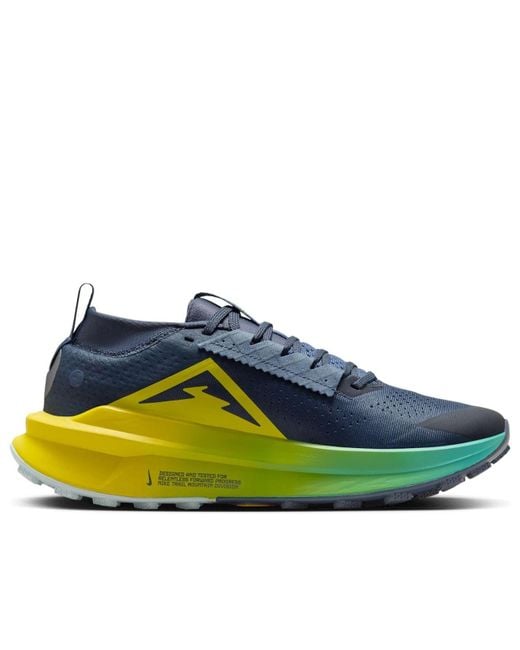 Nike Blue Zoomx Zegama 2 'Thunder Diffused Opti Glacier' for men