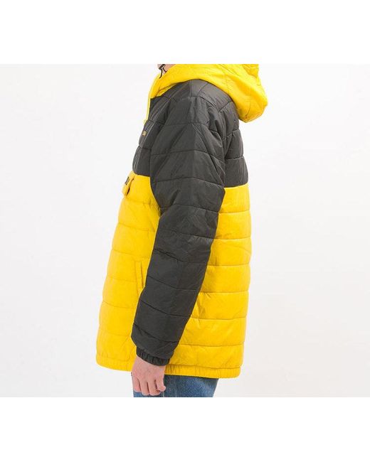 Vans Yellow Carlon Anorak Puffer Jacket for men