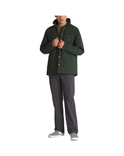 Vans Green Knox Mte-1 Jacket 'Deep Forest' for men