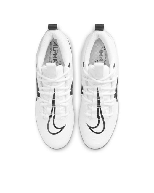 Nike White Alpha Menace Varsity 3 for men