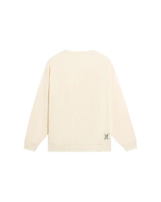 Li-ning White Lifestyle Plain Pullover 'Cream'