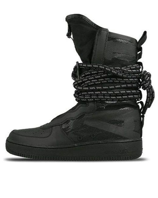 Omhoog gaan stopverf Manie Nike Sf Air Force 1 High-top Sneakers Black for Men | Lyst