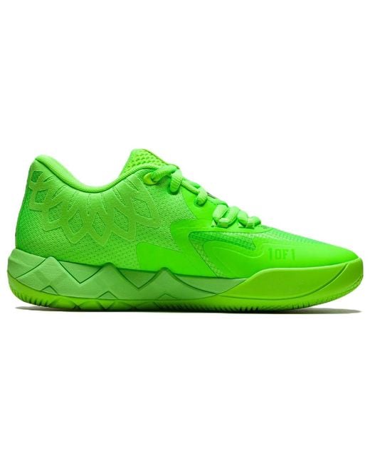 PUMA Green Mb.01 Low Lamelo Ball 'Volt' for men