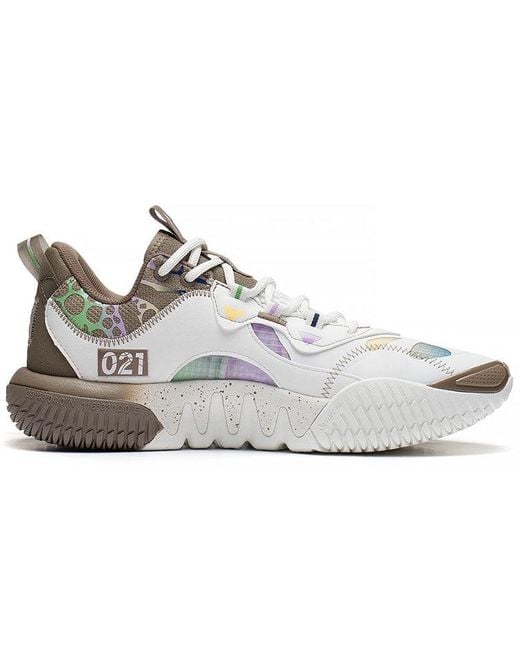 Li-ning White Badfive 2.5 Low 'Shanghai' for men