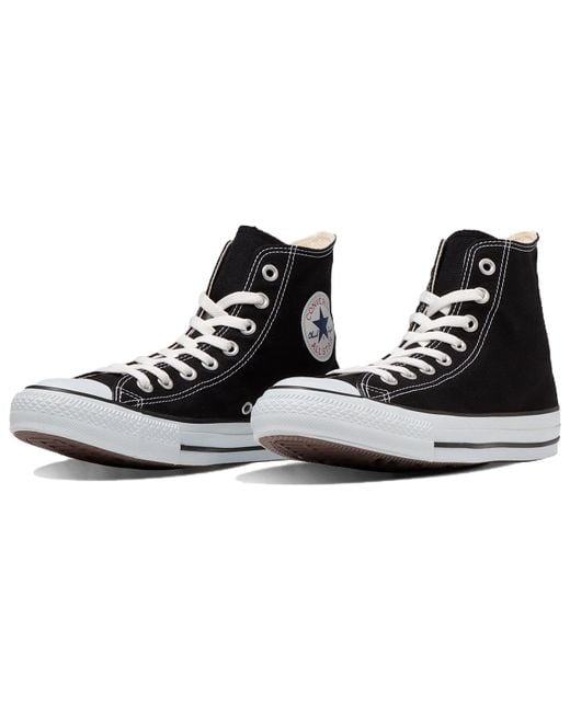 Converse Black Canvas All Star Hi for men