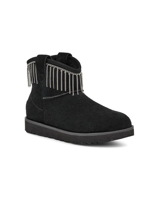 Ugg Black (Wmns) Classic Mini Fringe
