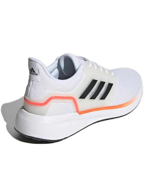 Adidas White Eq19 Run Shoes Solar' for men