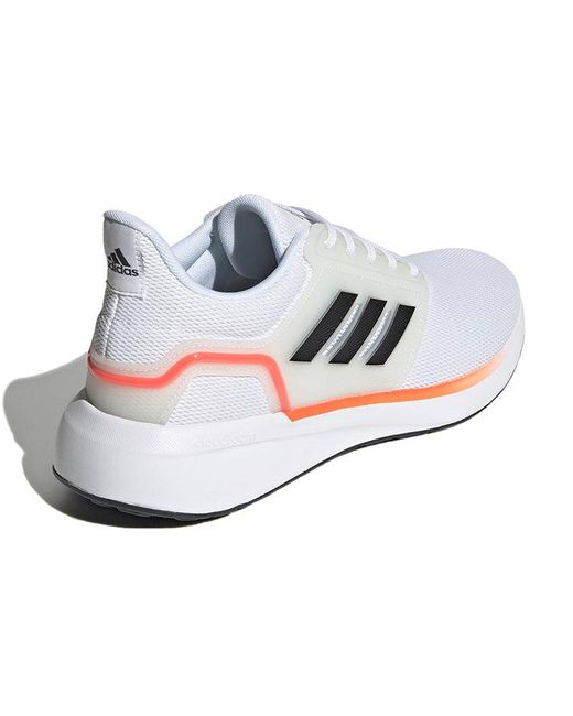 Adidas White Eq19 Run Shoes Solar' for men