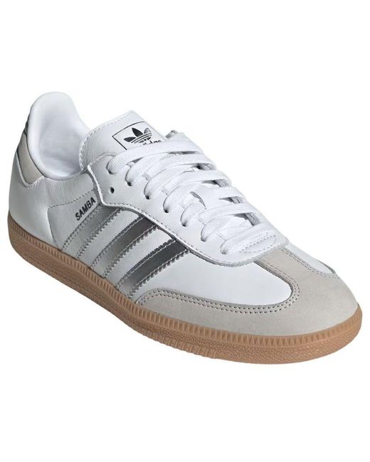 Adidas White (Wmns) Samba Og Metallic'