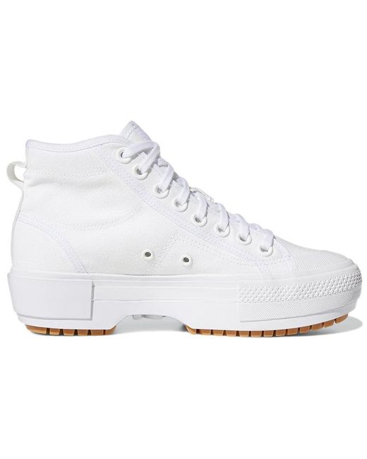 Adidas White (Wmns) Nizza Trek Gum'