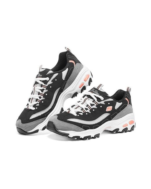 Skechers Black (Wmns) D'Lites 1.0