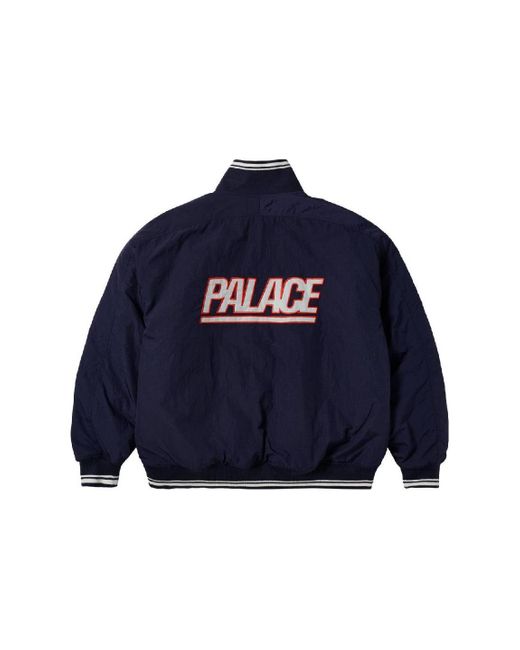 Palace White Reversible Quilted Sports Bomber for men