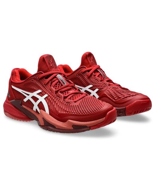 Asics Red Court Ff 3 Novak Clay for men