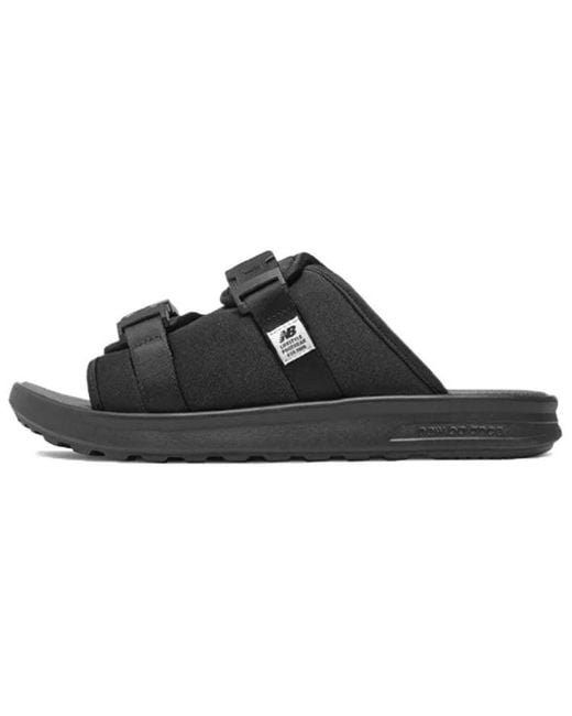 New Balance Black 330 Slides for men