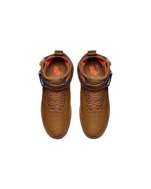 Nike Brown Sf Air Force 1 'Desert Ochre' for men