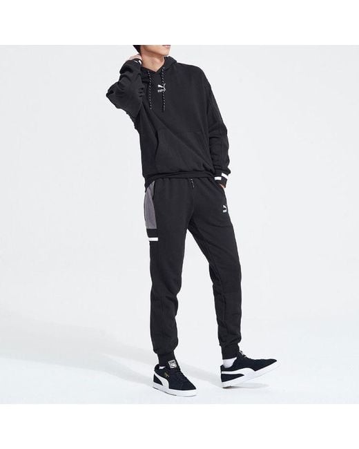 PUMA Black Logo Classics Hoodie for men