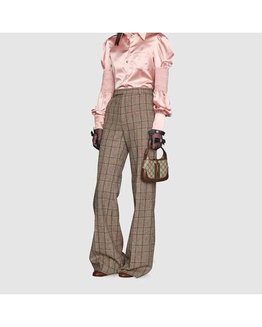 Gucci Brown (Wmns) Jackie 1961 Seriesgg Canvas Clutch Single Shoulder Bag Monogram'