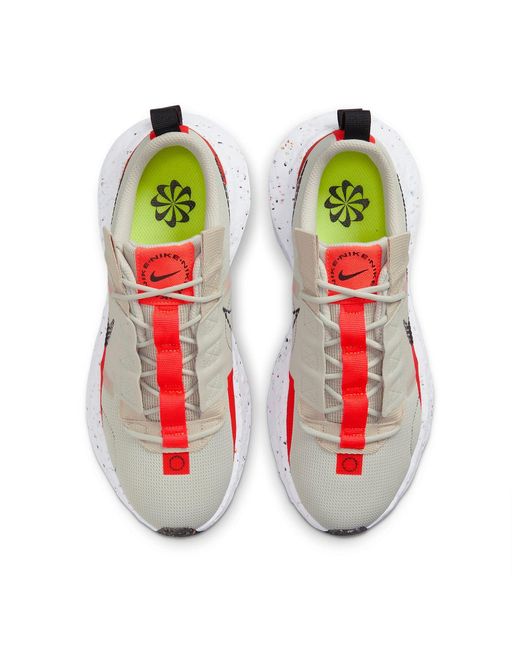 Nike Red (Wmns) Crater Impact 'Light Bone Bright Crimson'