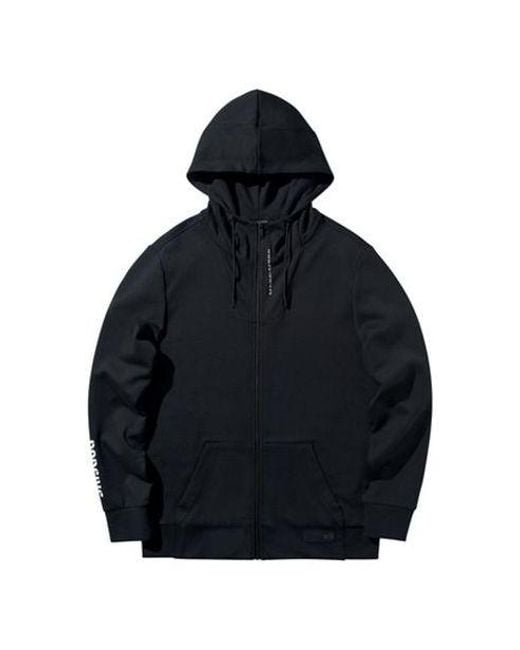 Li-ning Black Bad Five Basketball Series Cardigan Jacket for men