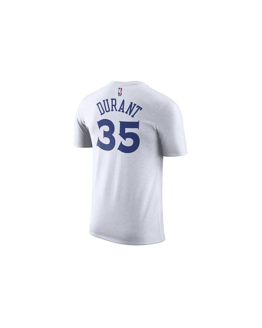 Nike Blue Golden State Warriors Nba T-shirt for men
