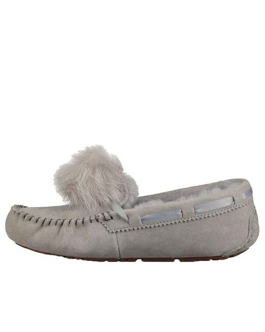 Ugg Gray (Wmns) Dakota Pom Pom Slip On