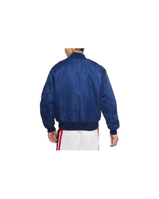 Nike Blue Flight Printing Logo Reversible Baseball Uniform for men