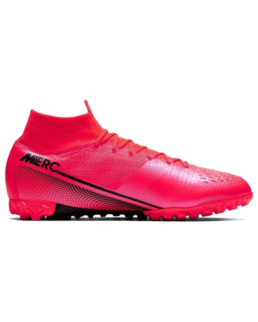 Nike Mercurial Superfly 7 Elite Tf Turf Red Black for Men | Lyst