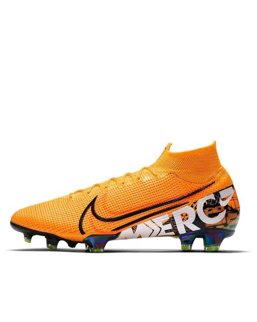 Nike Orange Mercurial Superfly 7 Elite Se Fg 'Laser' for men