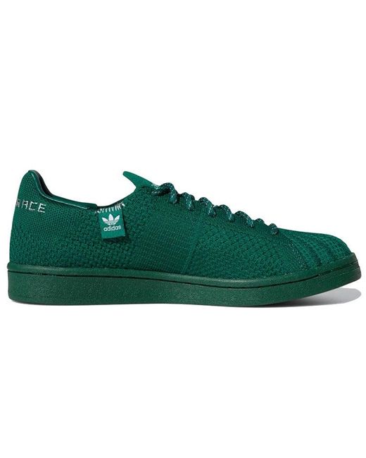Adidas Green X Pharrell Superstar Primeknit 'Dark' for men