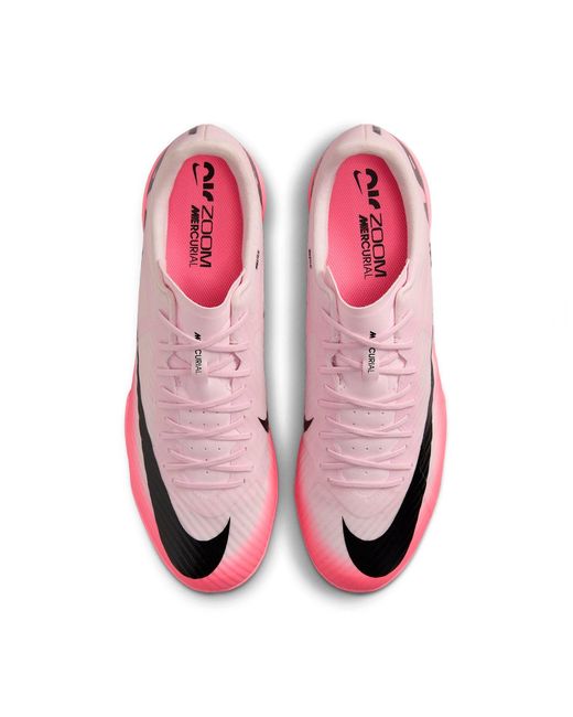 Nike Pink Mercurial Vapor 15 Academy Ic Low-Top Soccer Shoes for men