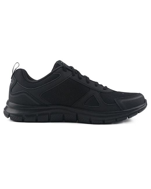 Skechers Black Track Low Running Shoes for men