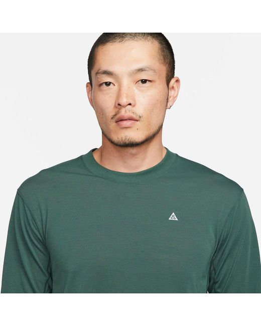Nike Green Dri-Fit Acg Goat Rocks Long-Sleeve Top Faded Spruce' for men