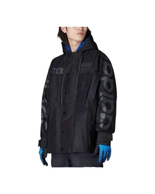 adidas Version Gore-Tex Climacool Outdoor Adventure Jacket in Blue
