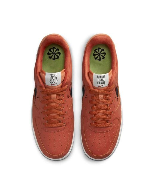 Nike Brown Air Force 1 Low '07 Lv8 Next Nature 'Sun Club for men
