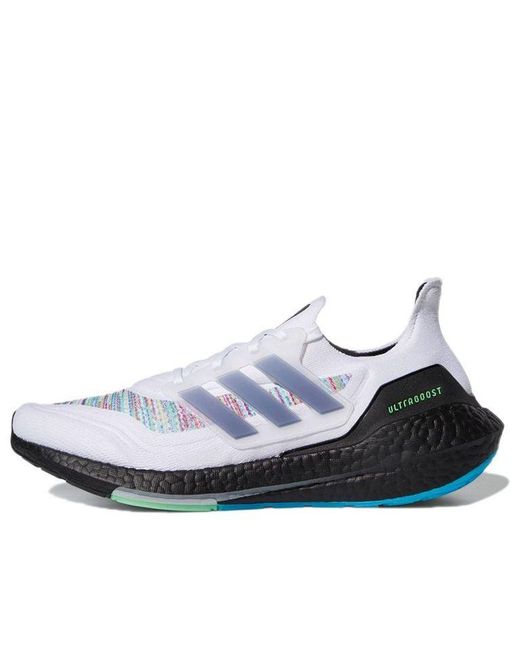 Adidas Blue Ultraboost 21 Screaming' for men