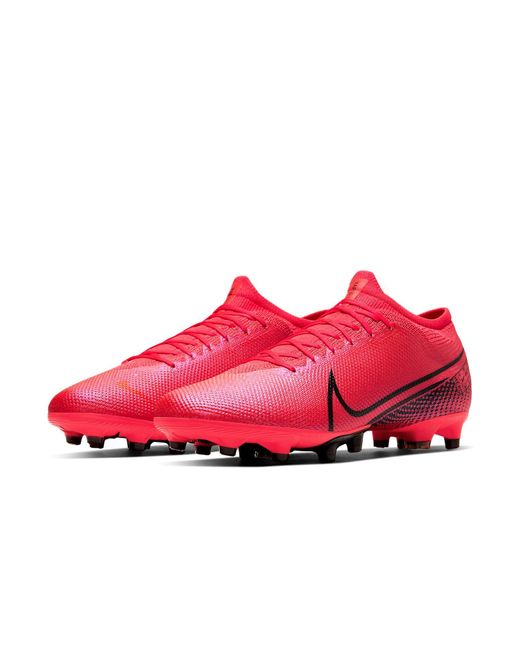 Nike Red Mercurial Vapor 13 Elite Fg 'Laser Crimson' for men