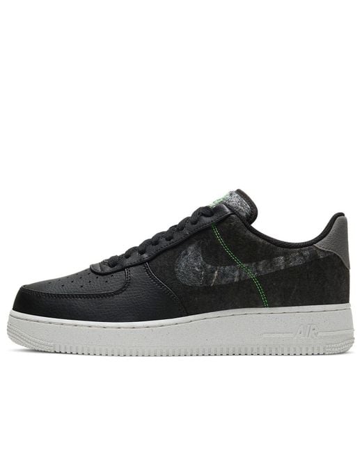 Nike Black Air Force 1 '07 Lv8 'Recycled Wool Pack for men