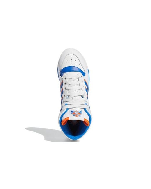 Adidas Blue Rivalry Hi 'Knicks' for men