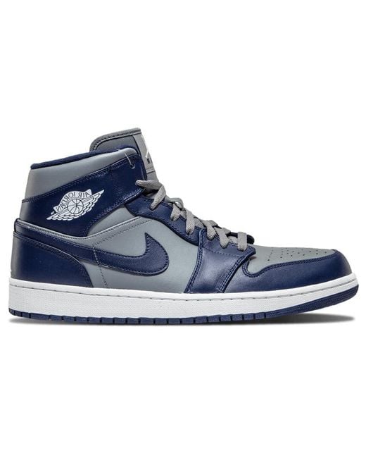 Nike Blue 1 Mid 'Georgetown' for men